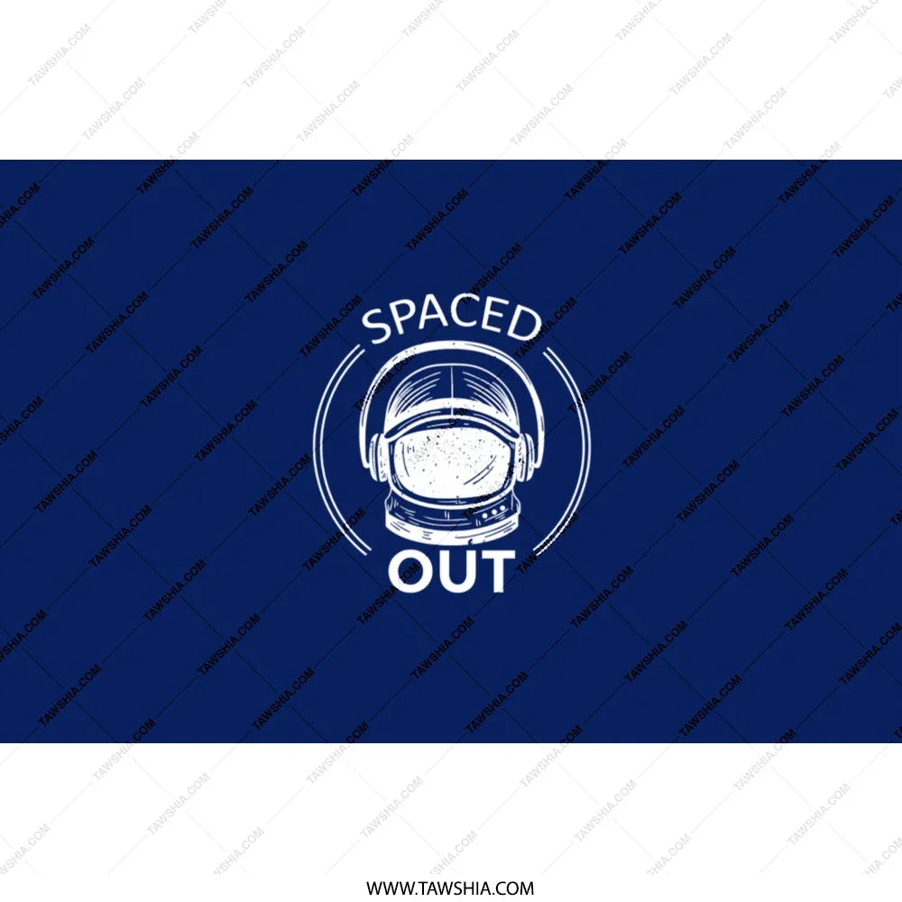 Spaced Out Motivational Graphic Space Helmet Product