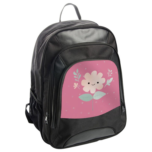 Cute Flower Backpack, Floral Backpack, Pink Hearts Backpack, Kawaii Backpack, School Backpack, Kids Backpack, Backpack for Girls - Tawshia