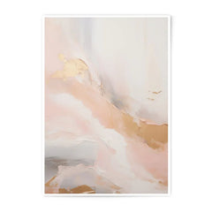 Abstract Art Photographic Print, Neutral Color Art, Modern Art Print, Pink Gold Painting, Wall Decor Art, Fine Art Print - Tawshia