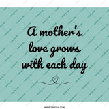 Mothers Love Backpack, Mom Gifts, Mother's Day, Love Grows, Heart Backpack, Everyday Backpack, Graduation Gift Backpack - Tawshia