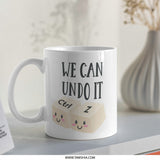 We Can Undo It Mug, Funny Ctrl Z Design, Programmer Gift Idea, Cute Geek Coffee Mug, Gift For Coder, Computer Science Mug - Tawshia