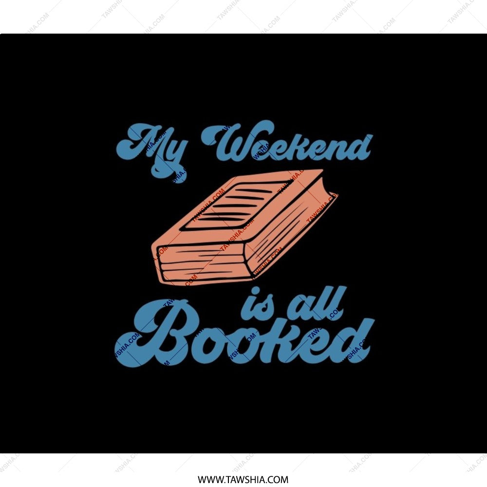 Booked Weekend Backpack, Book Lover Gift, Reading Fan Backpack, Novelty Backpack, Bookworm Present, Gift for Reader - Tawshia