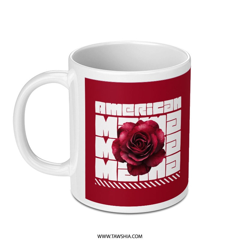 American Made Rose Graphic Mug product