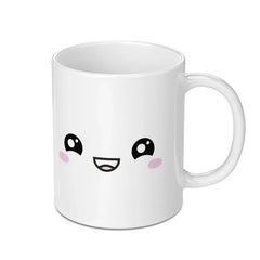 Cute Smiling Face Mug with Adorable Expression product type