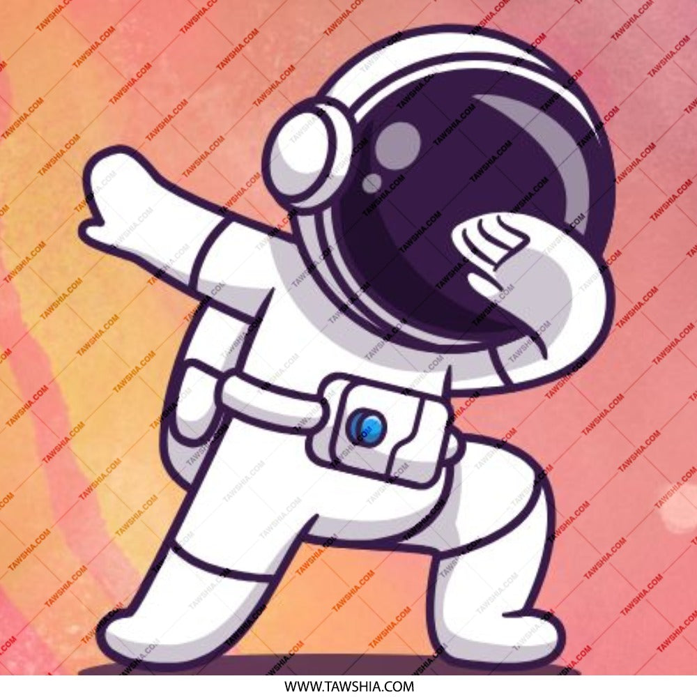 Dabbing Astronaut Pinback Button, Cool Space Badge, Unique Outfit Accessories, Fun Gift Idea, Collectible Button, Outer Space Theme - Tawshia