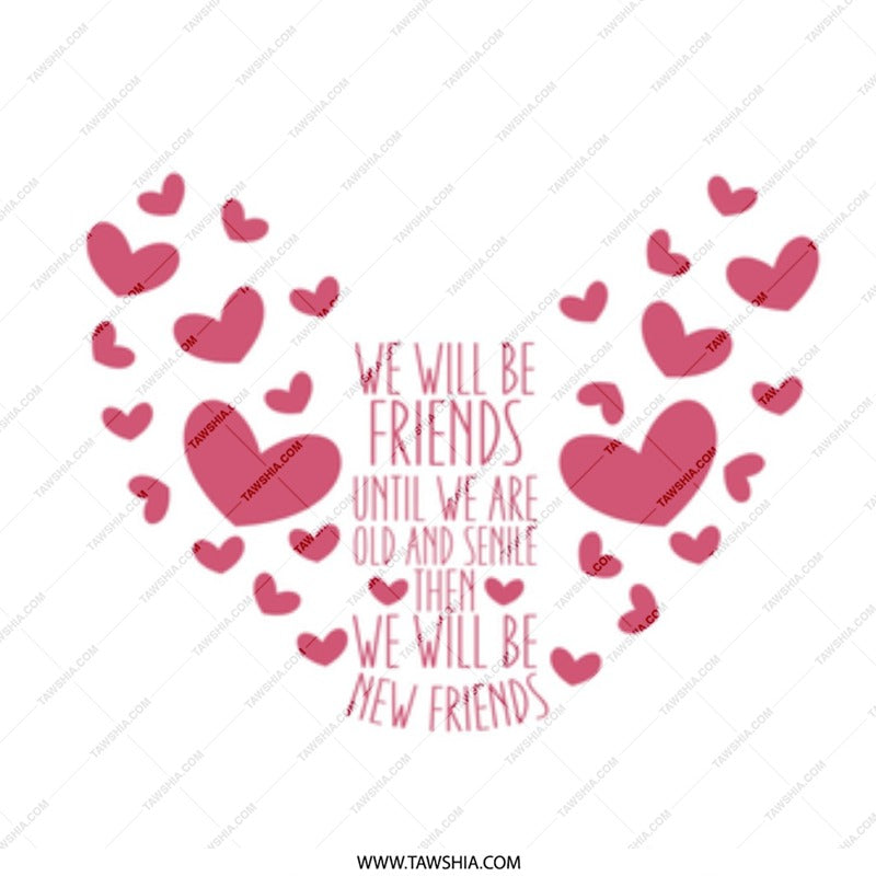 Friends Forever Mug, Best Friend Gift, Friendship Mug, Long Distance Friend, Heart Mug, Cute Coffee Mug, Coffee Lover Gift - Tawshia