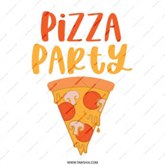 Pizza Party Tote Bag, Foodie Gift, Pizza Lover, Fun Tote, Everyday Tote, Casual Tote, Gift for her, Cute Bag - Tawshia
