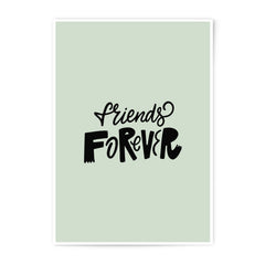 Friends Forever Photographic Prints, Friendship Wall Art Decor, Cute Gift Idea, Best Friends Photo, Minimalist Prints, Home Decor Art - Tawshia