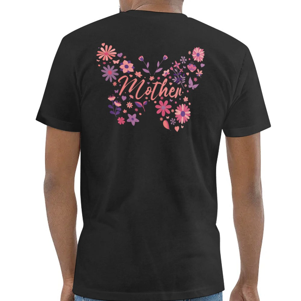 Floral Butterfly Mother Graphic T-shirt product type