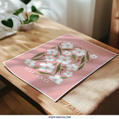Flower Market Milano Photographic Print, Floral Botanical Art, Pink Aesthetic Print, Italy Art Print, Home Decor - Tawshia