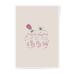 Happy Bride Photographic Prints, Best Friend Wedding Decor, Bridesmaid Gift, Wedding Saying, Floral Wall Art, Home Decor - Tawshia