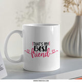 Best Friend Mug, Friendship Gift, Cute Mug, Besties Gift, Coffee Mug, Gift for Friend, Friend Birthday, Best Friend Present, Gift Idea - Tawshia