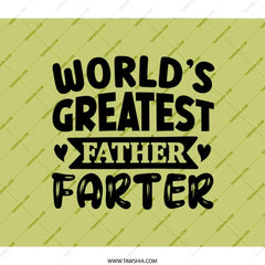 Worlds Greatest Farter Backpack, Funny Father Day Gift BackPack, Dad Joke Present, Best Papa Ever BackPack, Novelty Gift Idea BackPack - Tawshia