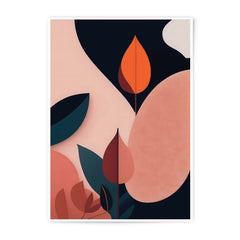 Abstract Leaf Photographic Print, Modern Art Print, Botanical Wall Art, Contemporary Home Decor, Minimalist Art - Tawshia