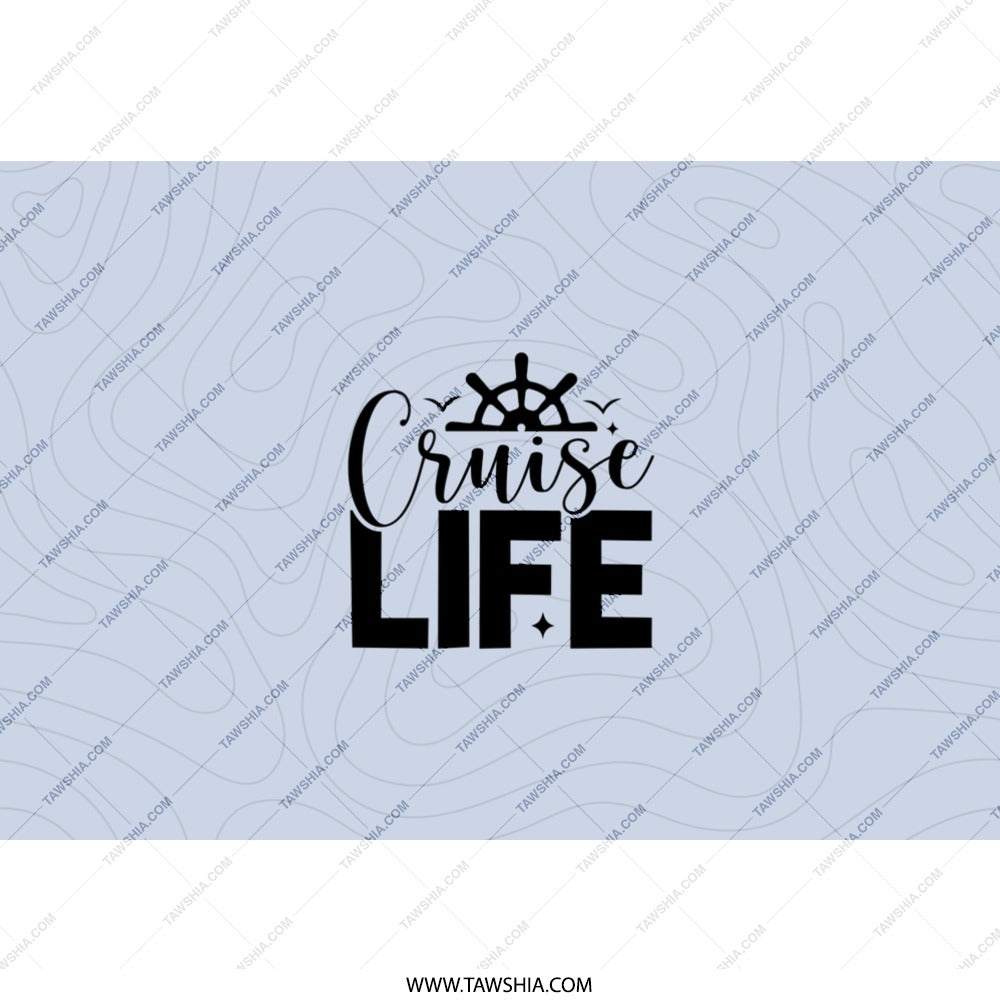 Cruise Life Tumbler, Vacation Tumbler, Travel Tumbler, Cruise Gift, Gift for Cruise Lover, Ocean Tumbler, Sea Tumbler - Tawshia