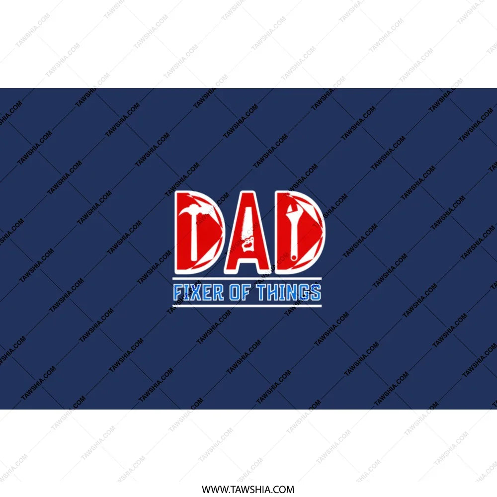 Dad Fixer of Things Bold Graphic Custom product