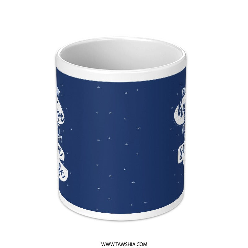 Explore More Adventure Quote Navy Blue Mug product