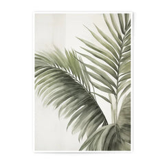 Palm Leaf Photographic Print, Tropical Wall Art, Botanical Decor, Modern Home Decor, Nature Photography, Calming Wall Art, Minimalist - Tawshia