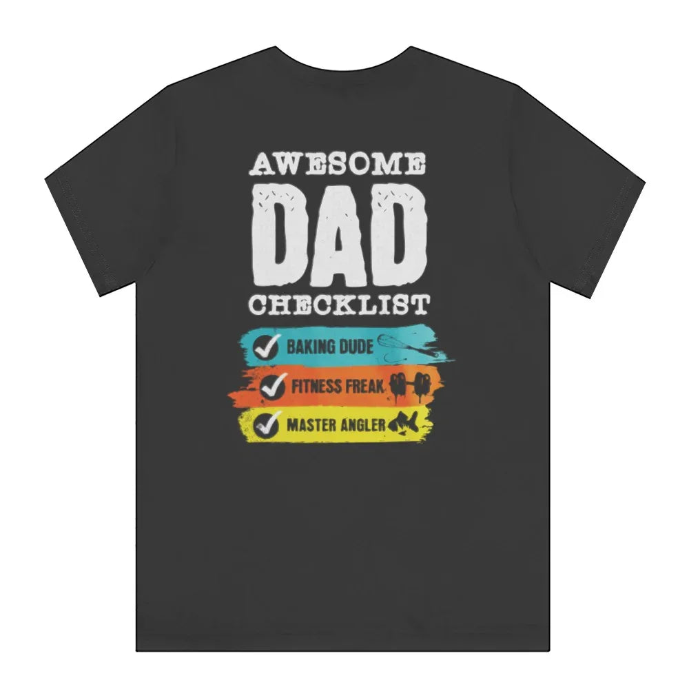 Awesome Dad Checklist Graphic T-Shirt product type
