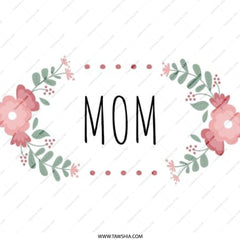 Floral Mom Pinback Button, Mother's Day Gift, Cute Pin Badge, Mom Appreciation Gift, Flower Pin, Pinback Button for Moms - Tawshia