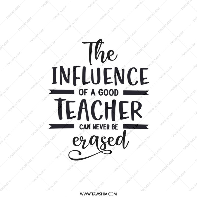 Teacher Influence Pillow, Teacher Appreciation Gift, Inspirational Pillow, Gift for Teachers, Thank You Teacher Present, Teacher Decor - Tawshia