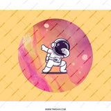 Dabbing Astronaut Mouse Pad, Space Lover Gift, Cool Computer Accessory, Unique Desk Decor, Fun Office Gift, Gaming Mouse Pad - Tawshia