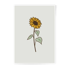 Sunflower Photographic Prints, Floral Art Prints, Botanical Wall Art, Kitchen Decor, Flower Photography, Home Decor, Minimalist Art - Tawshia