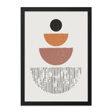 Abstract Geometric Wall Art, Modern Art Print, Minimalist Decor, Boho Wall Decor, Neutral Tones, Circle and Line Art, Home Decor - Tawshia