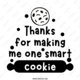 Smart Cookie Mug, Teacher Gift, Appreciation Gift, Funny Quote Mug, Thank You Mug, Baking Mug, Gift for Baker - Tawshia