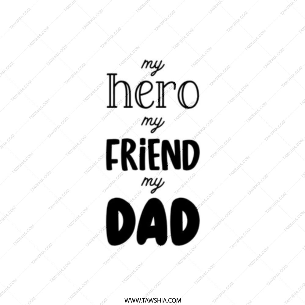 Hero Friend Dad Pocket Mirror, Fathers Day Gift, Dad Pocket Mirror, Pocket Mirror For Dad, Gift For Dad, Dad Gifts - Tawshia
