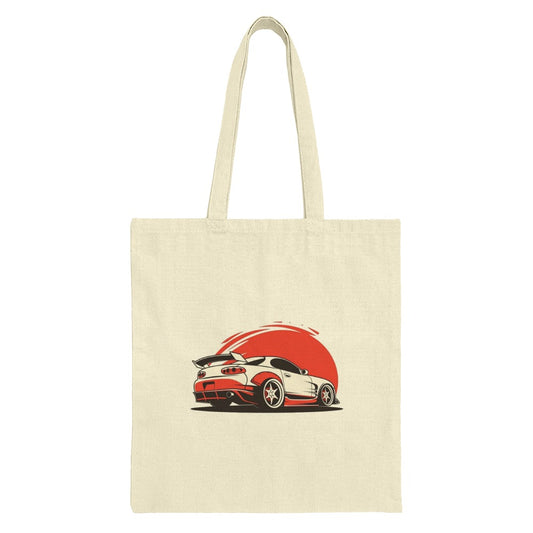 JDM Car Tote Bag, Japanese Aesthetic Bag, Car Enthusiast Gift, Supra Design Tote, Stylish Everyday Bag, Unique Graphic Bag - Tawshia