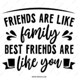 Friends are Family Mug, Best Friend Gift, Friendship Mug, Gift for Friends, Thoughtful Present, Funny Mug - Tawshia