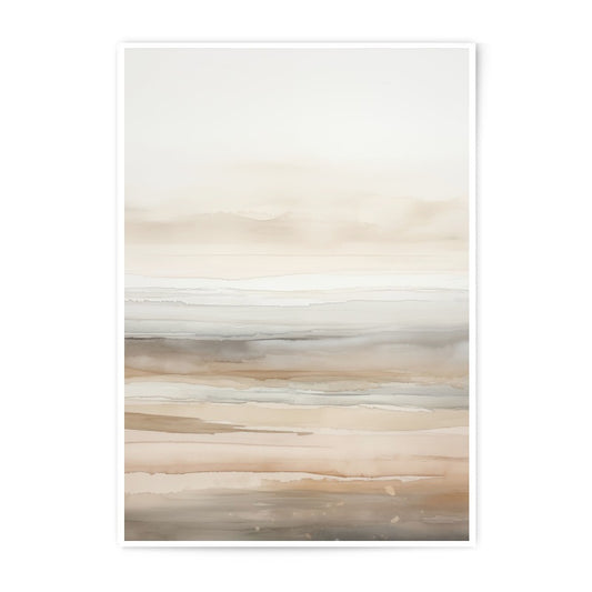 Abstract Landscape Photographic Print, Neutral Tones Wall Art, Minimalist Home Decor, Modern Art Print, Earthy Colors Photography - Tawshia