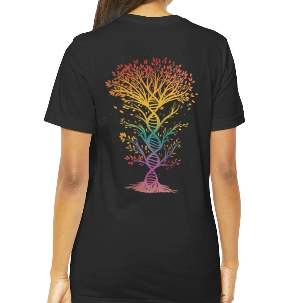 Vibrant DNA Tree of Life Graphic Unisex T-shirt Product