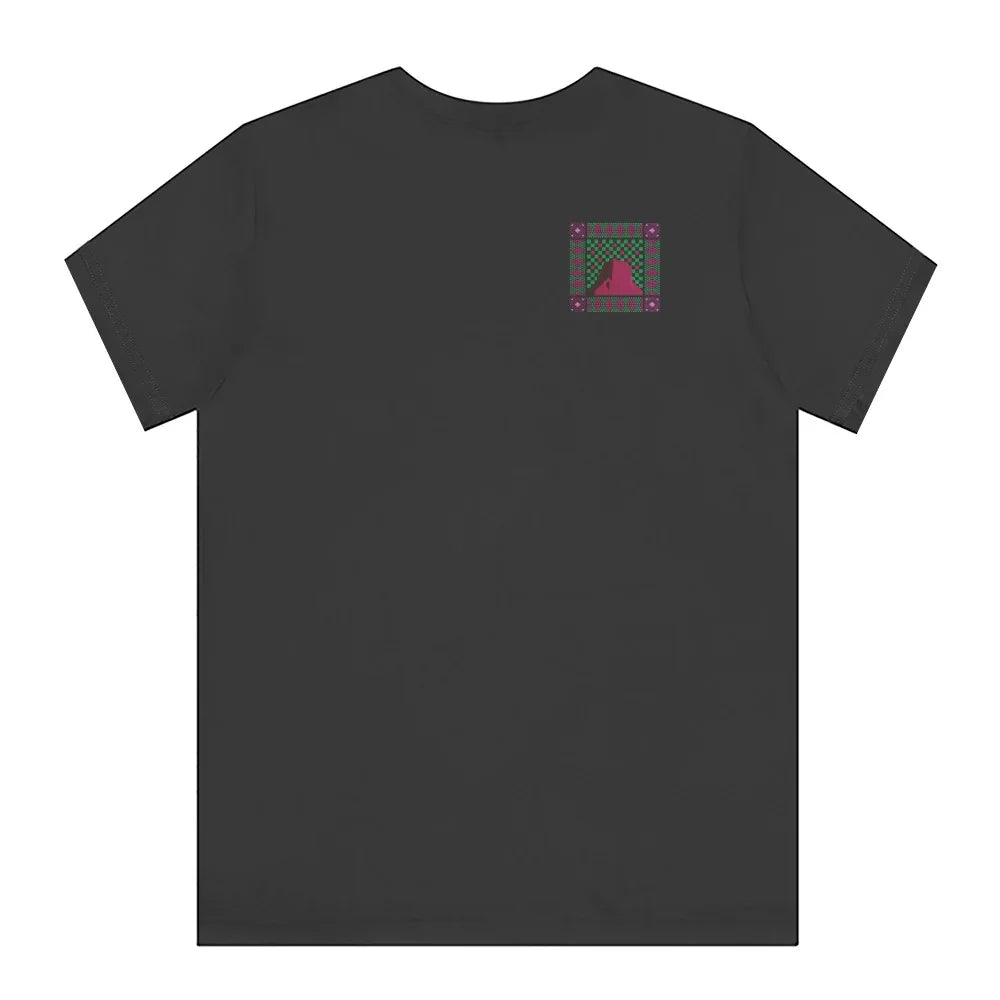 Stylish Black T-shirt with Subtle Geometric Design product