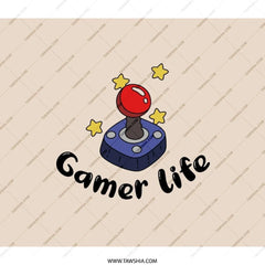 Gamer Life BackPack, Gaming Console BackPack, Gamer Gift, School BackPack, College BackPack, Backpack for Gamers - Tawshia