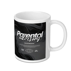 Parental Advisory Artistic Design Mug product
