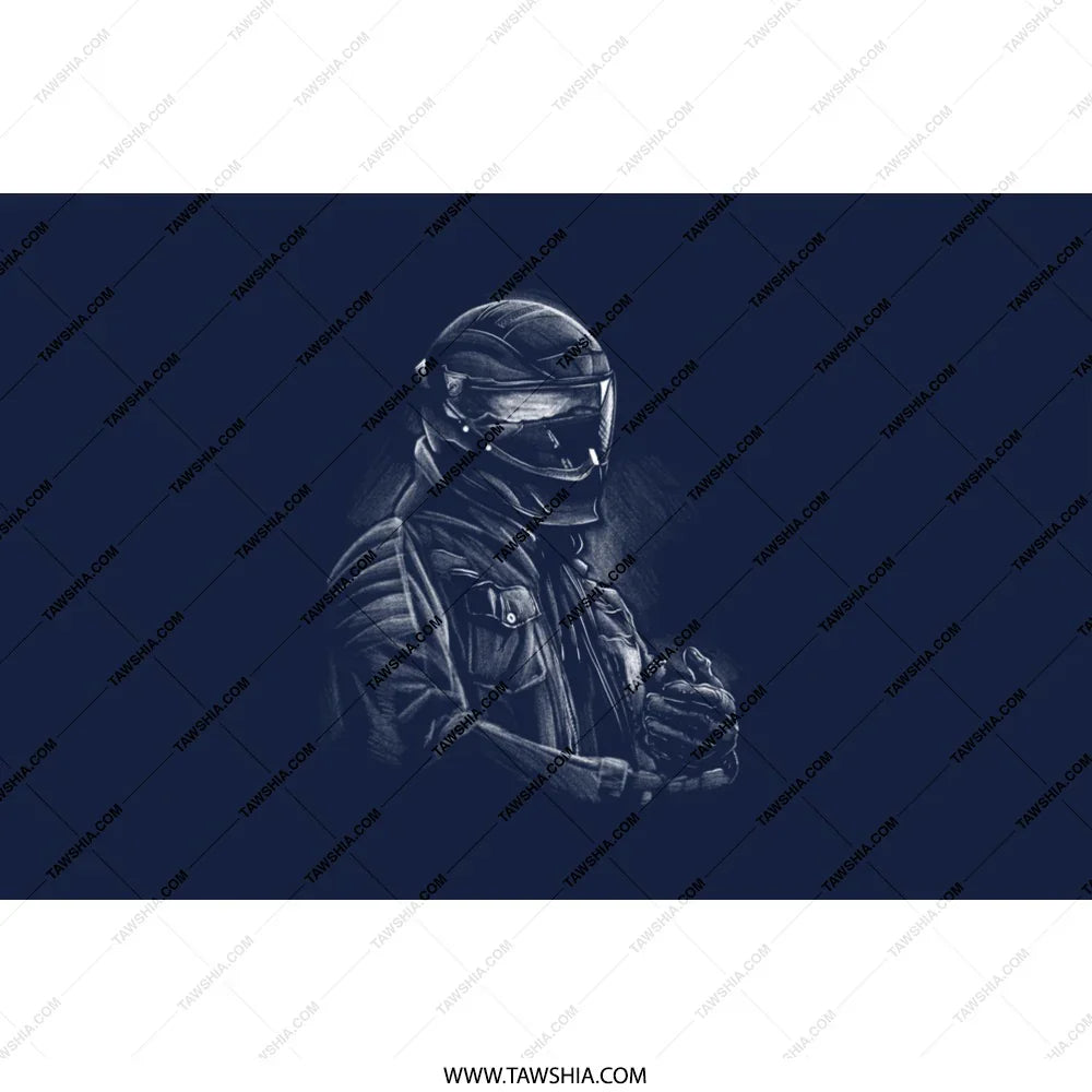 Stealthy Futuristic Soldier Illustration Unique product