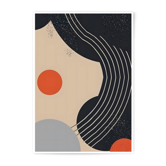 Abstract Photographic Print, Modern Art Print, Circle Art, Geometric Print, Wall Decor, Minimalist Art, Home Decor - Tawshia