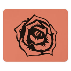 Black Rose Mouse Pad, Floral Design, Stylish Computer Accessory, Office Decor, Gift Idea, Trendy Desk Mat, Unique Mousepad - Tawshia