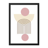 Abstract Geometric Wall Art, Minimalist Print, Modern Home Decor, Scandinavian Design, Circle and Arch Wall Art - Tawshia