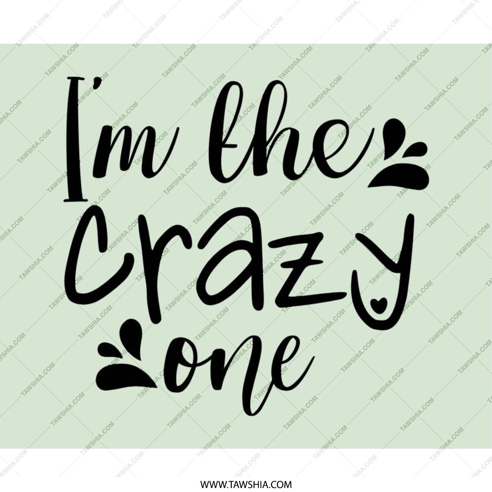 Crazy One Mouse Pad, Funny Desk Decor, Cute Work Accessory, Sarcastic Office Gift, Novelty Computer Mat, Unique Home Office - Tawshia