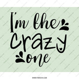Crazy One Mouse Pad, Funny Desk Decor, Cute Work Accessory, Sarcastic Office Gift, Novelty Computer Mat, Unique Home Office - Tawshia