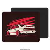 JDM Car Mouse Pad, Japanese Auto, Retro Automotive Art, Racing Stripes, Tuner Car, Car Enthusiast Gift, Cool Desk Accessory - Tawshia