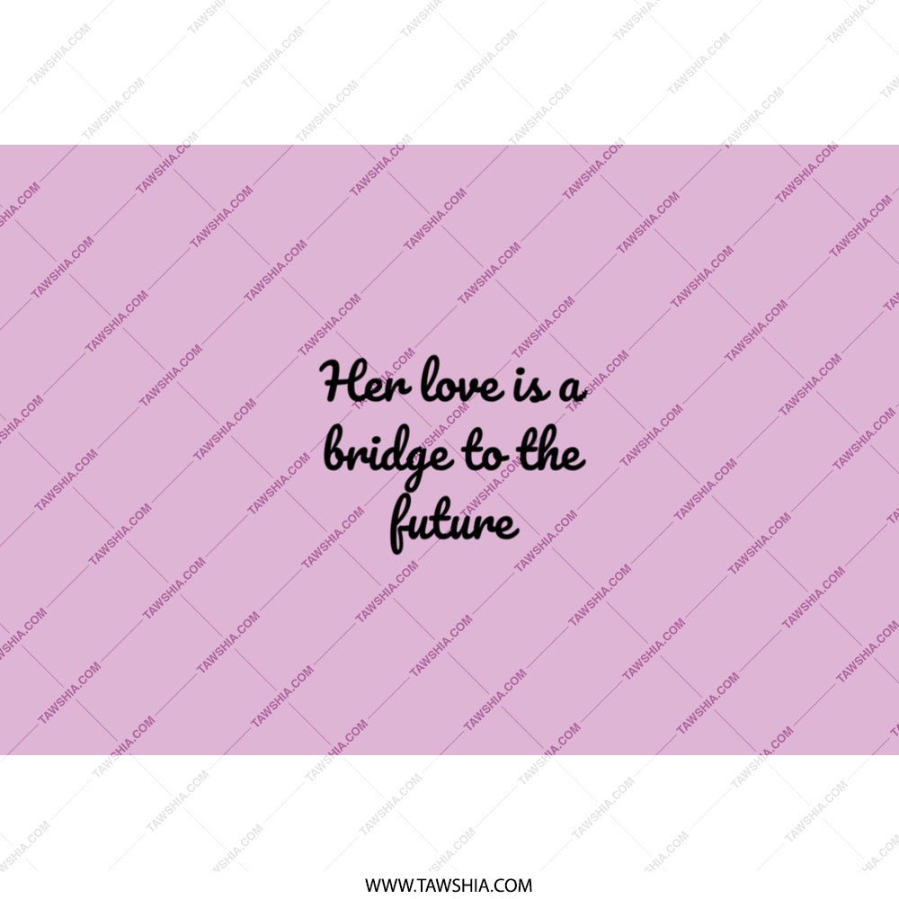 Love Bridge Future Tumbler, Inspirational Quote Tumbler, Her Love Tumbler, Gift for Her, Motivation Tumbler, Positive Affirmation Cup - Tawshia