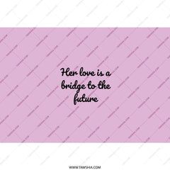 Love Bridge Future Tumbler, Inspirational Quote Tumbler, Her Love Tumbler, Gift for Her, Motivation Tumbler, Positive Affirmation Cup - Tawshia