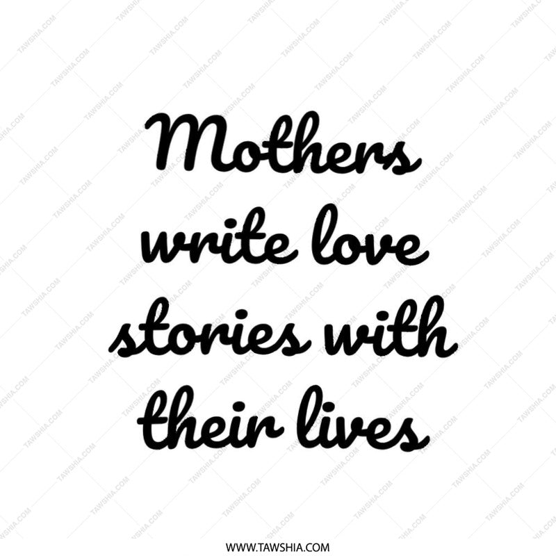 Mothers Love Stories Pillow, Mother's Day Pillow, Mom Gift Pillow, Inspirational Quote Pillow, Mothers Day Decor, Best Mom Gift - Tawshia