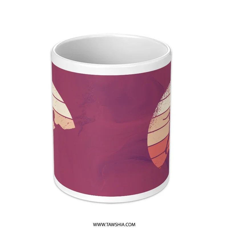 Abstract Gradient with Circle Motif Mug product