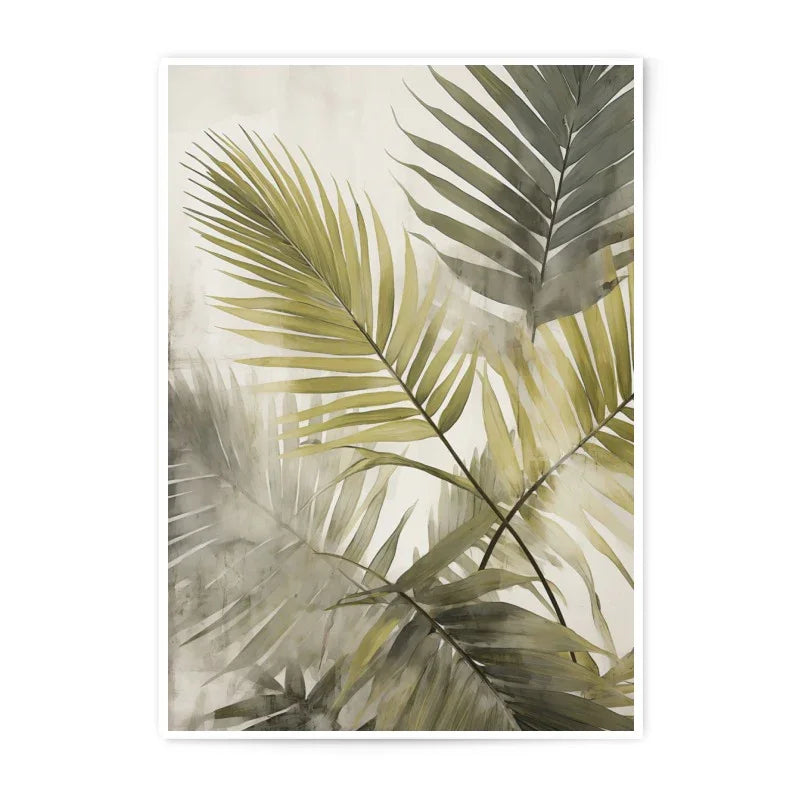 Tropical Palm Leaf Photographic Print, Botanical Wall Art, Modern Home Decor, Nature Inspired Print - Tawshia