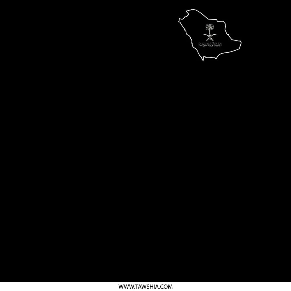 Stylish Saudi Arabian Map Black T-Shirt product